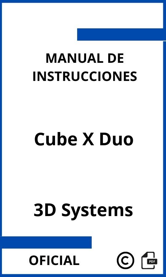 3D Systems Cube X Duo Manual