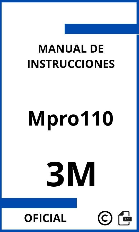 Instrucciones de 3M Mpro110