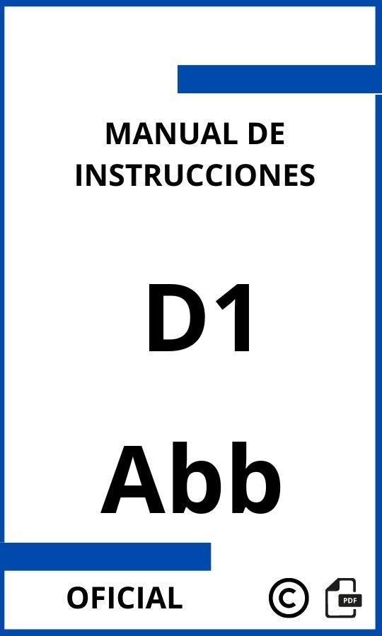 Manual de Instrucciones Abb D1