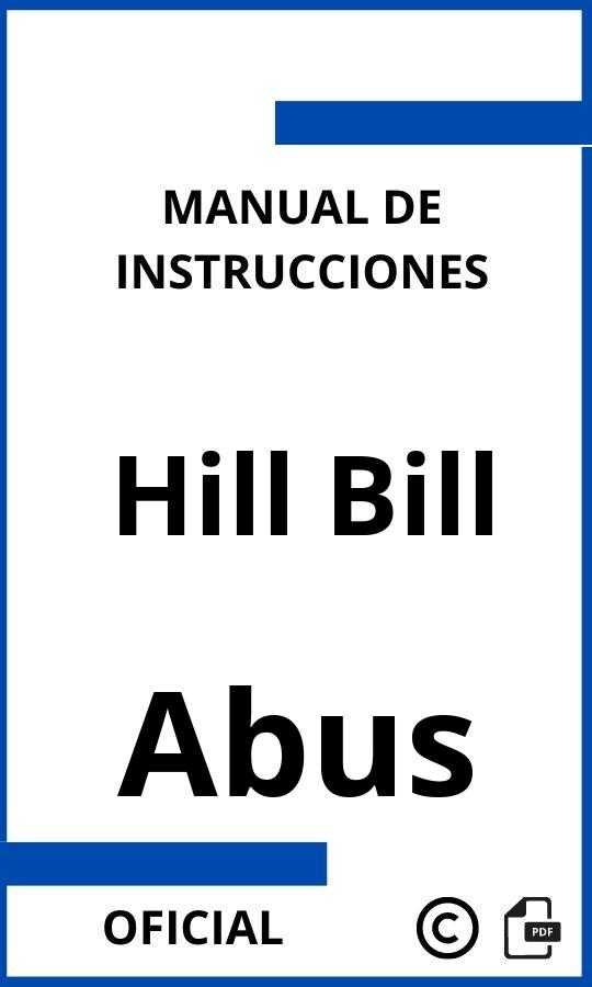Abus Hill Bill Manual de Instrucciones