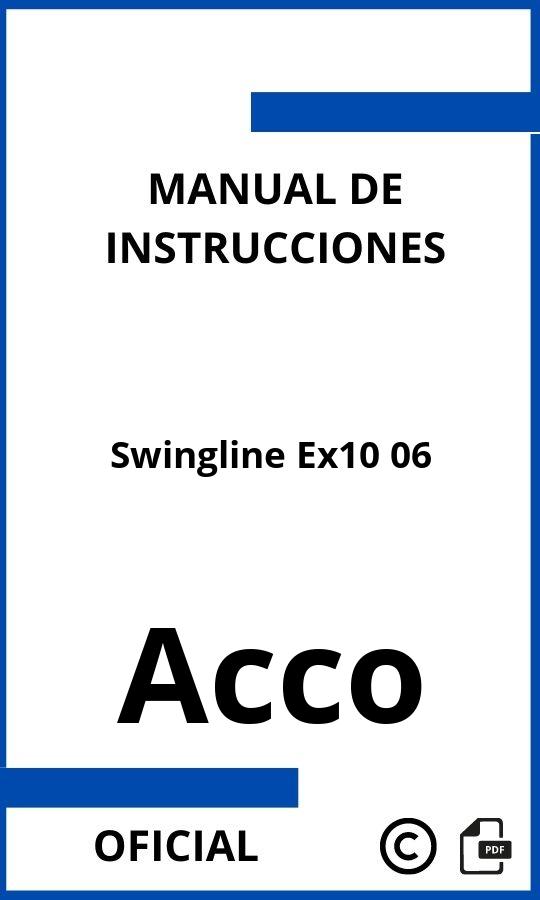 Acco Swingline Ex10 06 Instrucciones