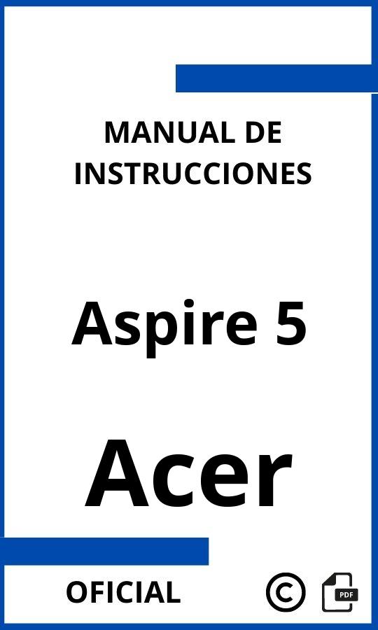 Manual con instrucciones Acer Aspire 5