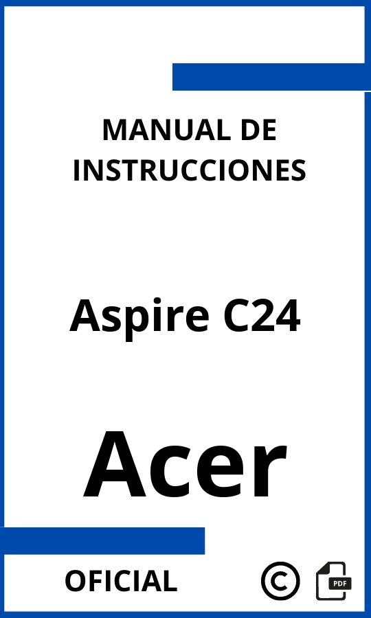 Instrucciones de Acer Aspire C24