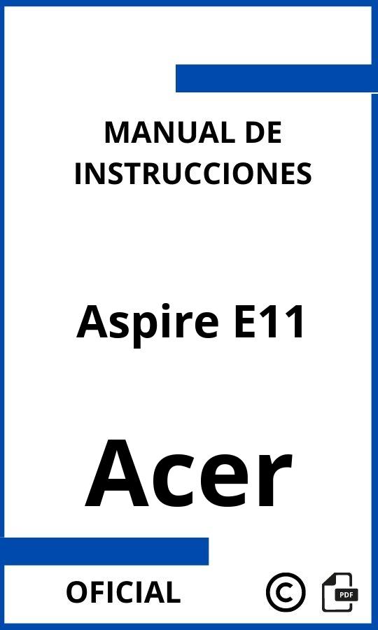 Acer Aspire E11 Manual de Instrucciones 