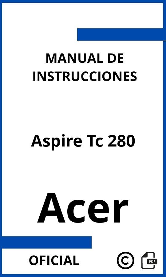 Instrucciones de Acer Aspire Tc 280 