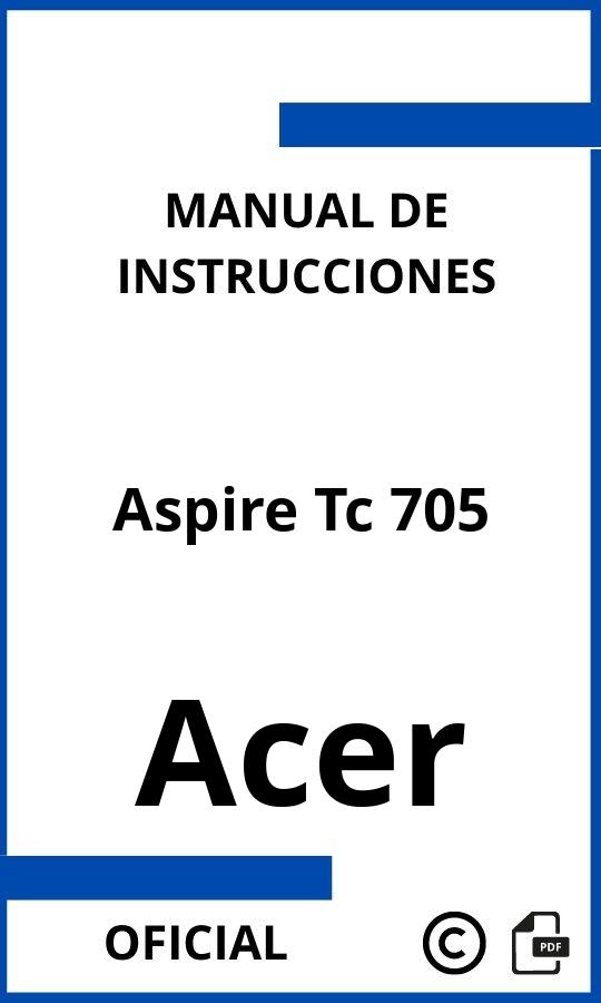 Manual con instrucciones Acer Aspire Tc 705 
