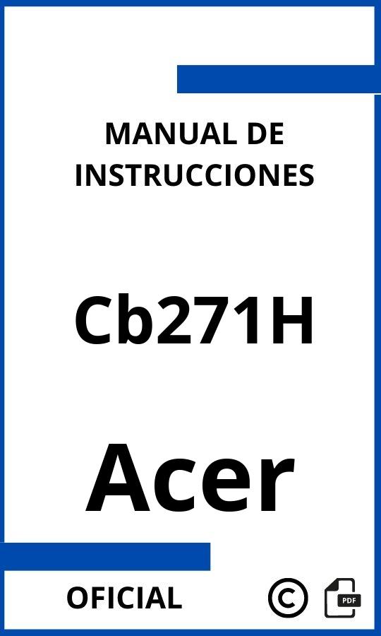 Acer Cb271H Manual de Instrucciones