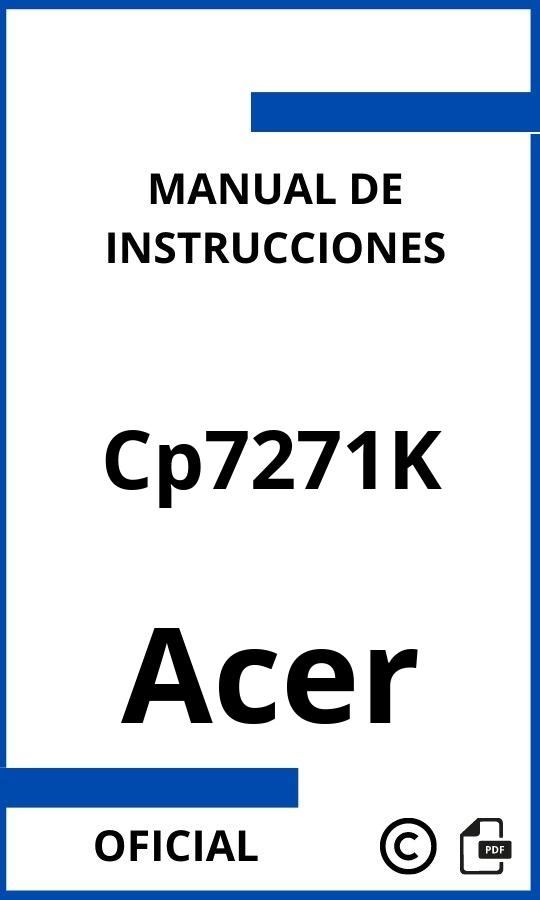 Acer Cp7271K Manual