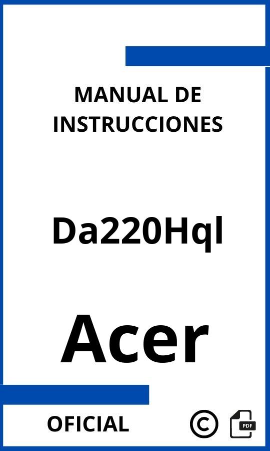 Instrucciones de Acer Da220Hql