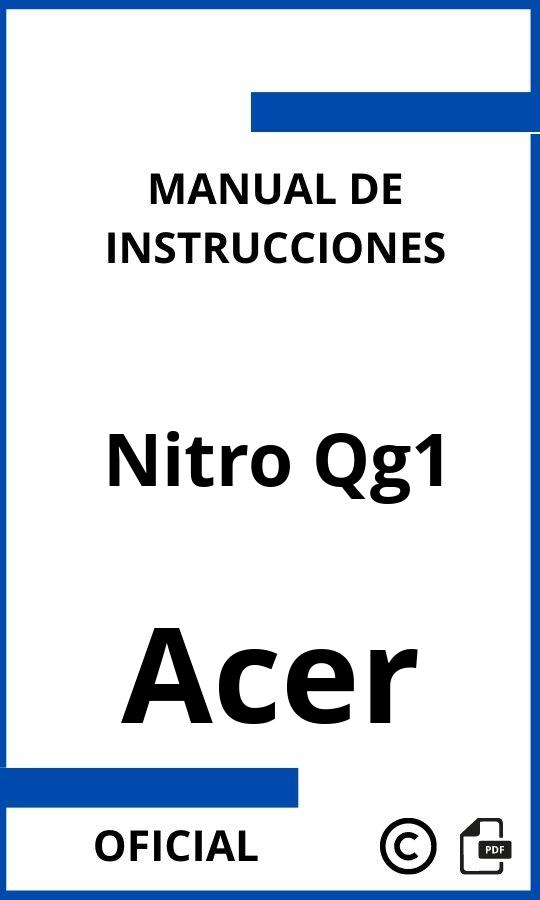 Instrucciones de Acer Nitro Qg1