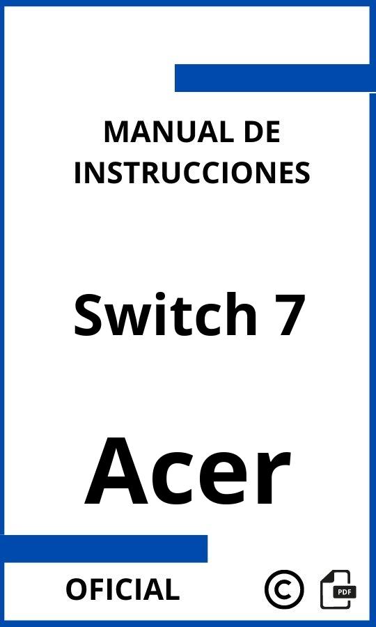 Manual de instrucciones Acer Switch 7
