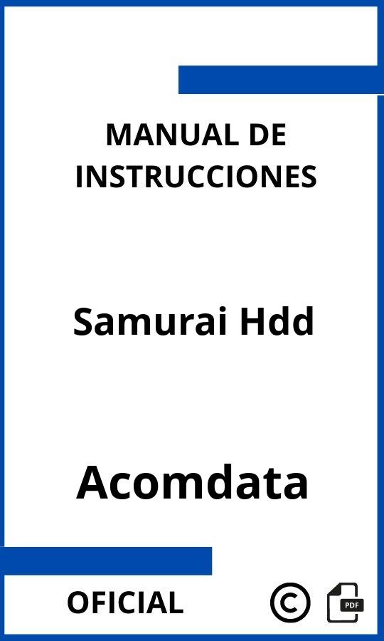 Acomdata Samurai Hdd Manual de Instrucciones