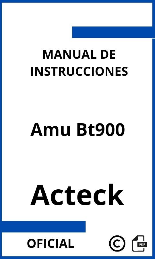 Instrucciones de Acteck Amu Bt900