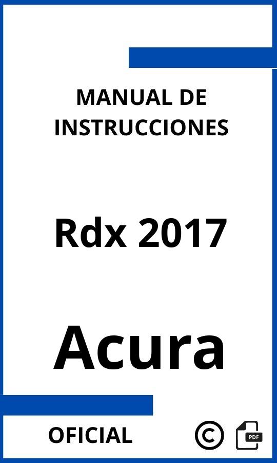 Acura Rdx 2017 Manual