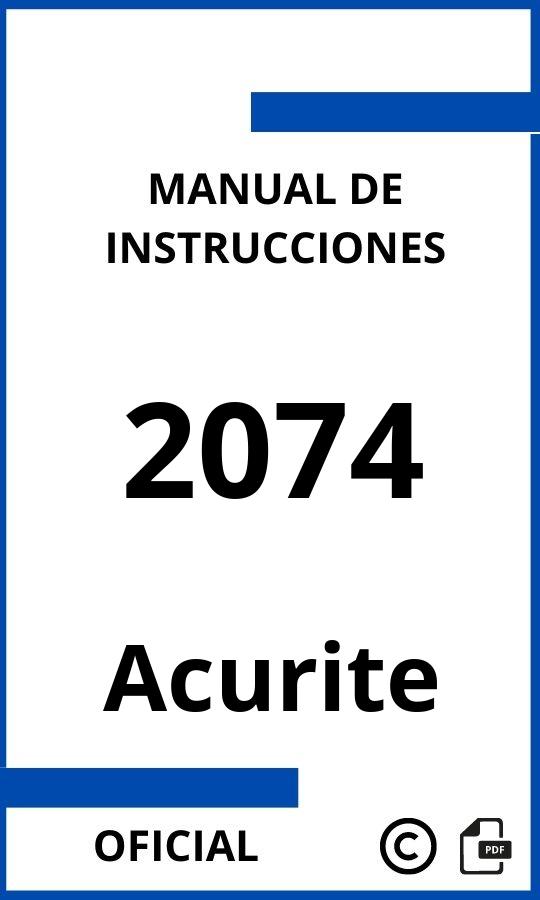 Acurite 2074 Manual