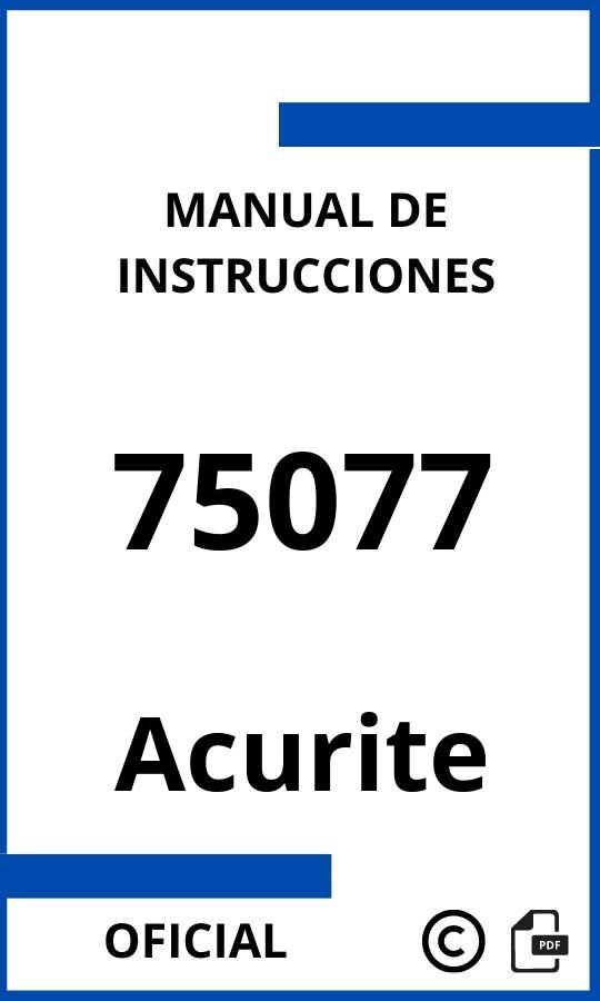 Manual de Instrucciones Acurite 75077