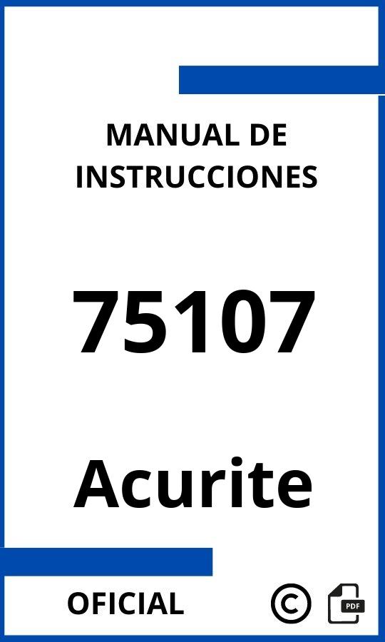 Manual de Instrucciones Acurite 75107
