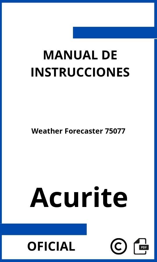 Instrucciones de Acurite Weather Forecaster 75077