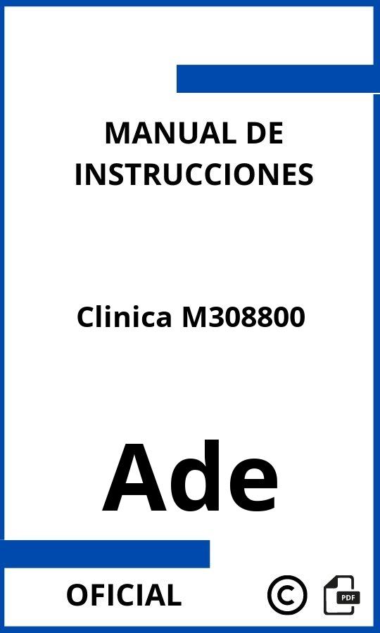 Manual de instrucciones Ade Clinica M308800