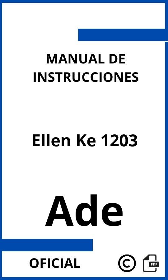 Instrucciones de Ade Ellen Ke 1203