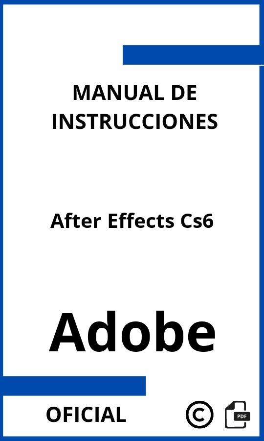 Adobe After Effects Cs6 Manual de Instrucciones