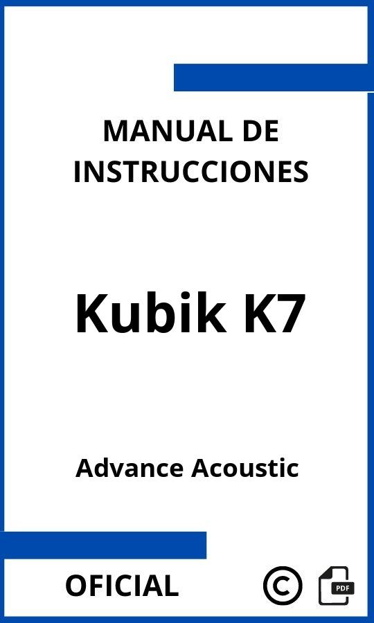 Advance Acoustic Kubik K7 Manual de Instrucciones