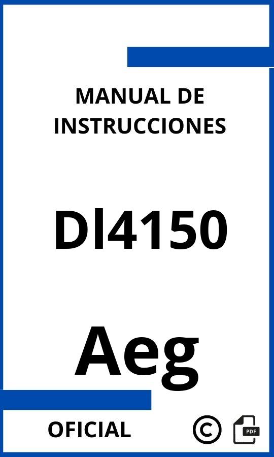 Instrucciones de Aeg Dl4150