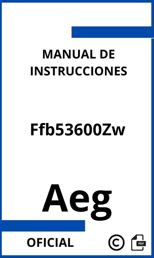 Instrucciones de Aeg Ffb53600Zw