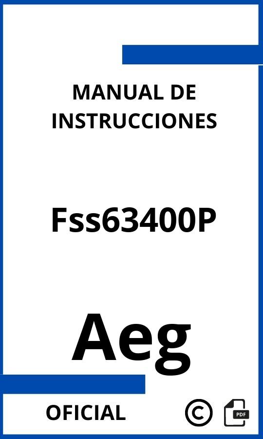 Aeg Fss63400P Manual de Instrucciones