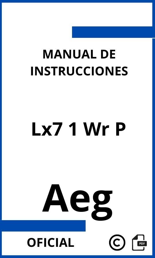 Aeg Lx7 1 Wr P Manual