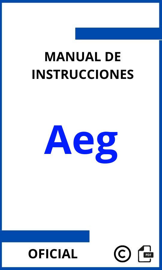 Manuales de Instrucciones Aeg PDF