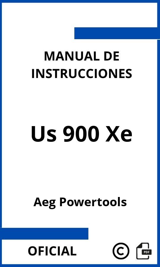 Instrucciones de Aeg Powertools Us 900 Xe