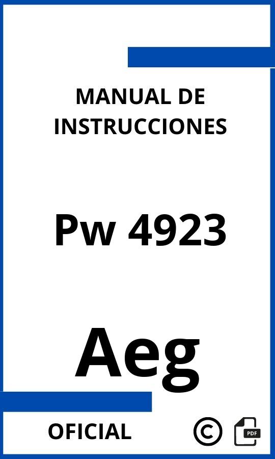 Aeg Pw 4923 Instrucciones