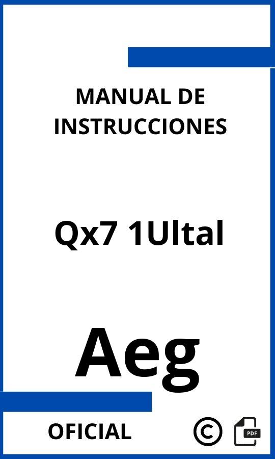 Manual con instrucciones Aeg Qx7 1Ultal