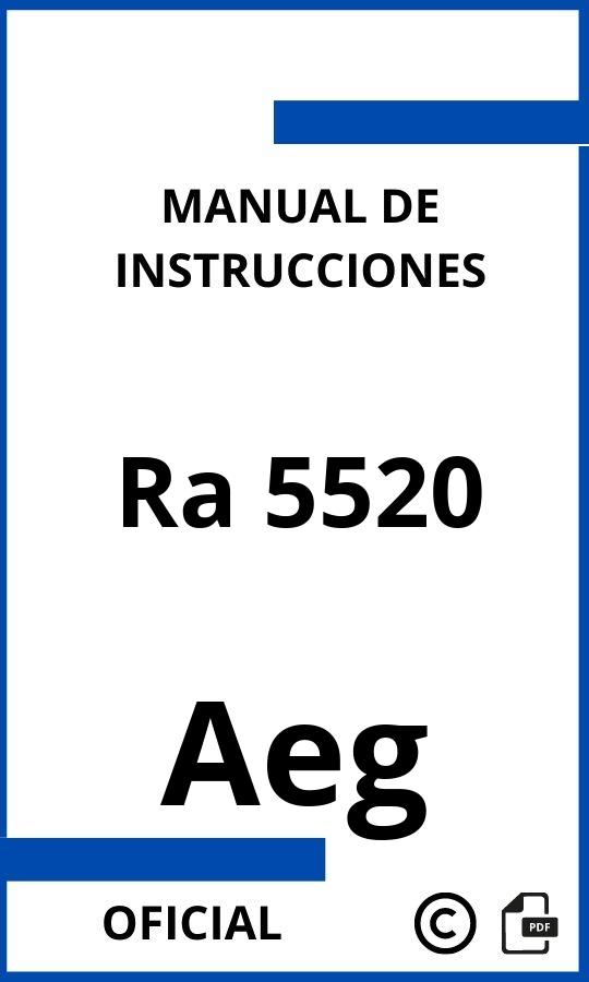 Manual de Instrucciones Aeg Ra 5520
