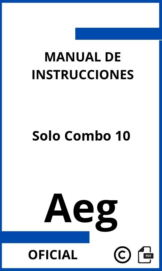 Aeg Solo Combo 10 Instrucciones