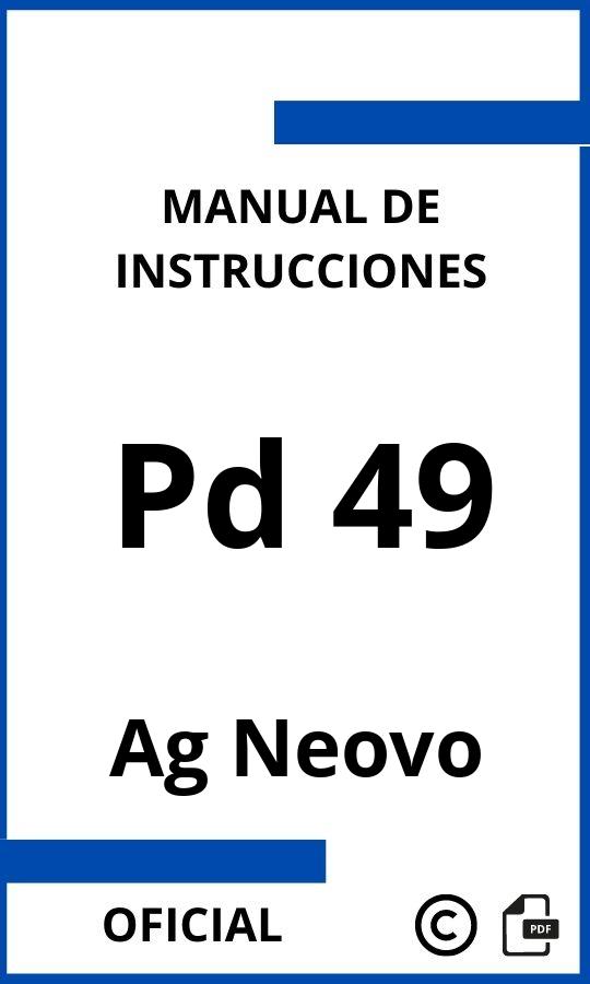 Manual de instrucciones Ag Neovo Pd 49