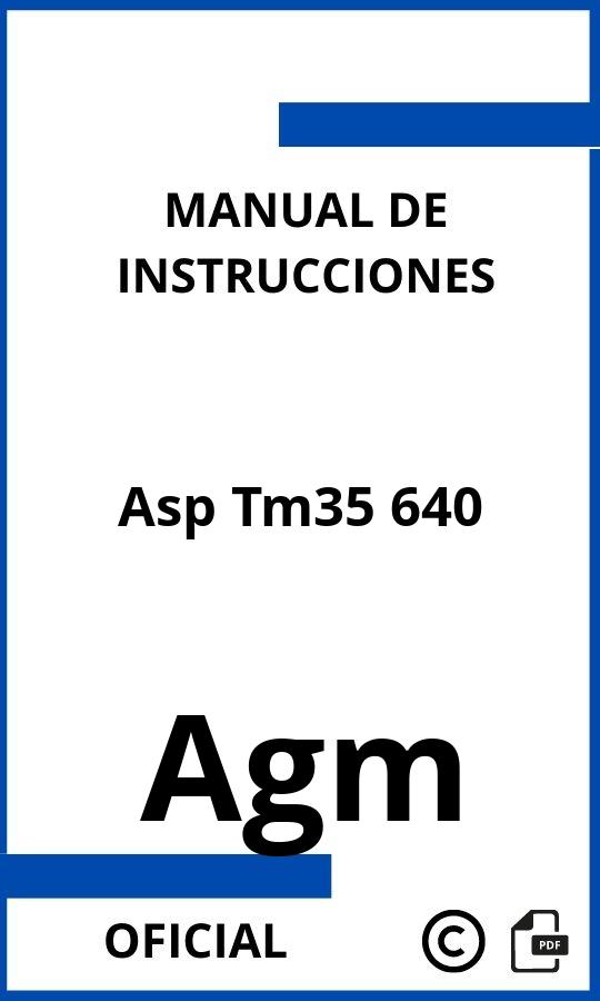 Agm Asp Tm35 640 Manual con instrucciones