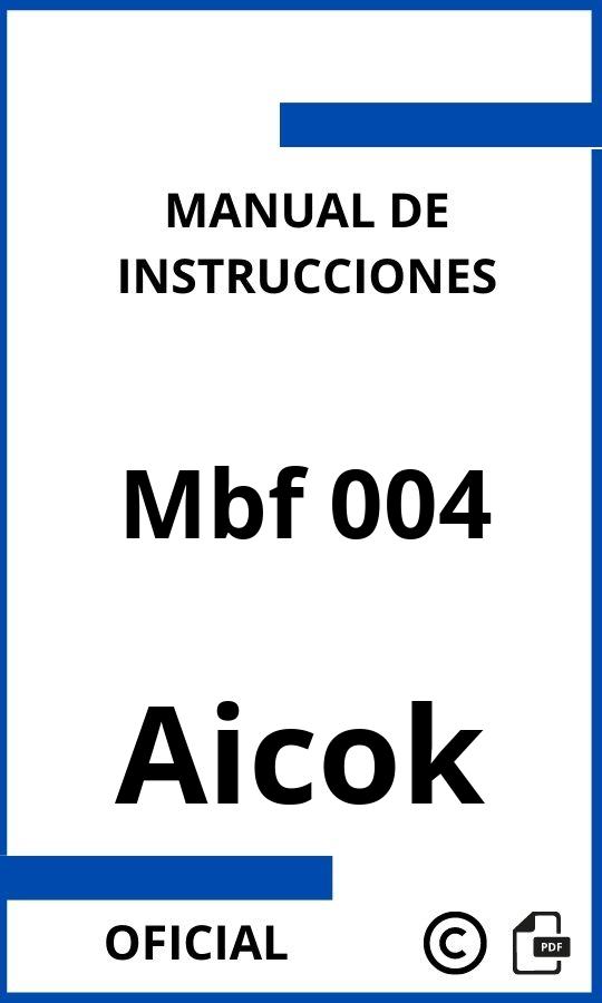 Manual de instrucciones Aicok Mbf 004