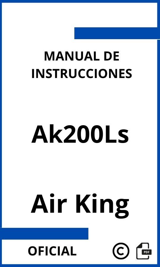 Air King Ak200Ls Manual con instrucciones