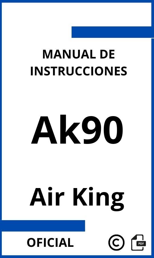 Air King Ak90 Manual con instrucciones