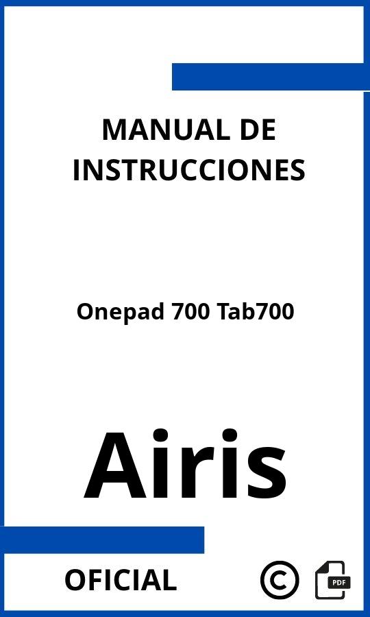 Instrucciones de Airis Onepad 700 Tab700 