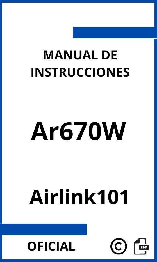 Manual de instrucciones Airlink101 Ar670W