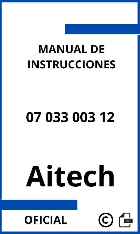 Manual de instrucciones Aitech 07 033 003 12