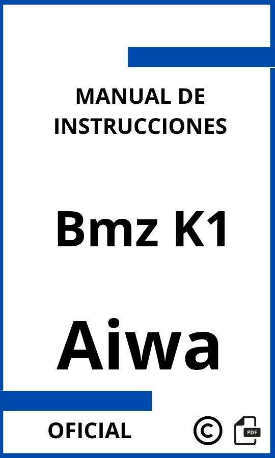 Manual de instrucciones Aiwa Bmz K1