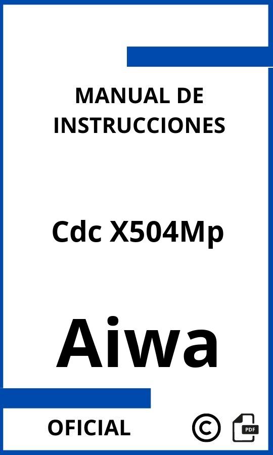 Instrucciones de Aiwa Cdc X504Mp