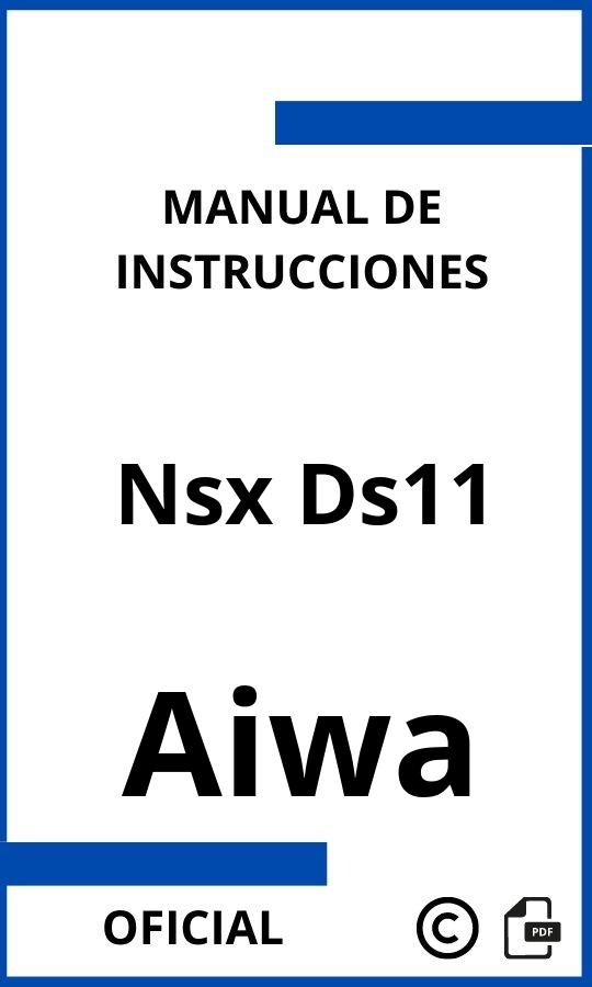 Instrucciones de Aiwa Nsx Ds11