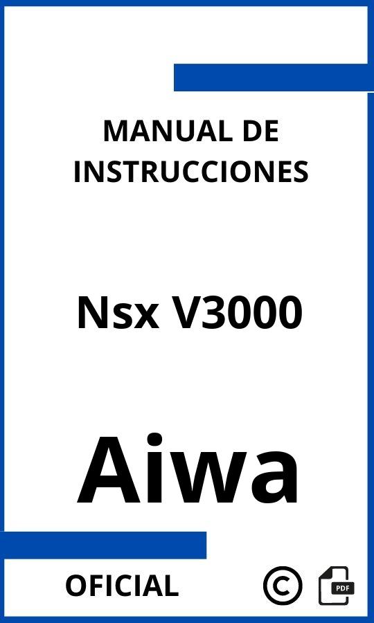 Aiwa Nsx V3000 Manual de Instrucciones