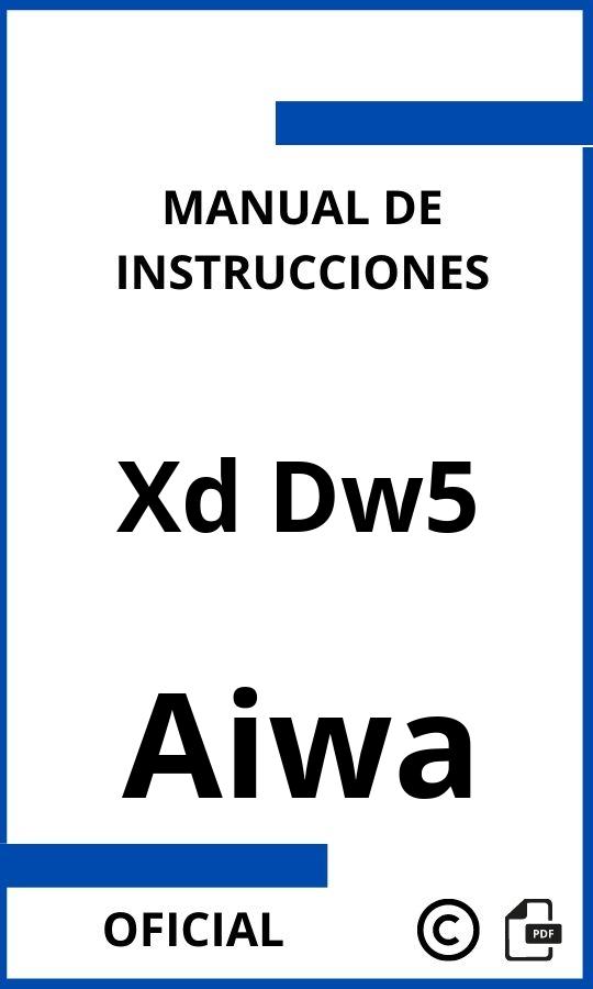 Aiwa Xd Dw5 Manual con instrucciones