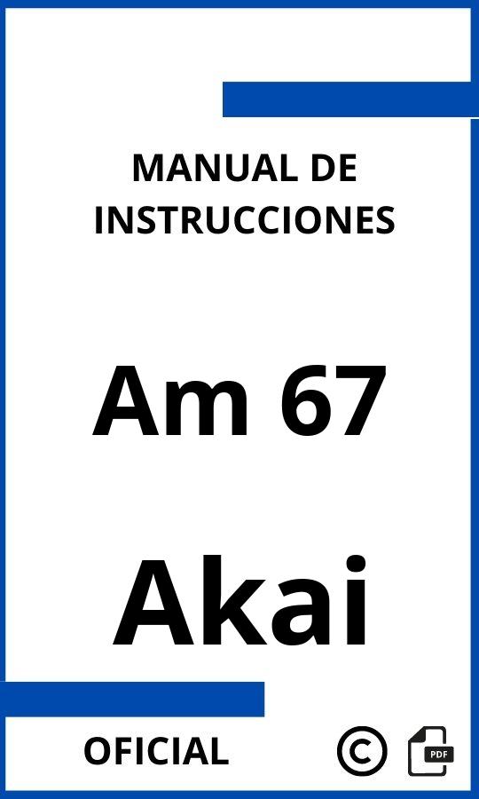 Akai Am 67 Manual con instrucciones 